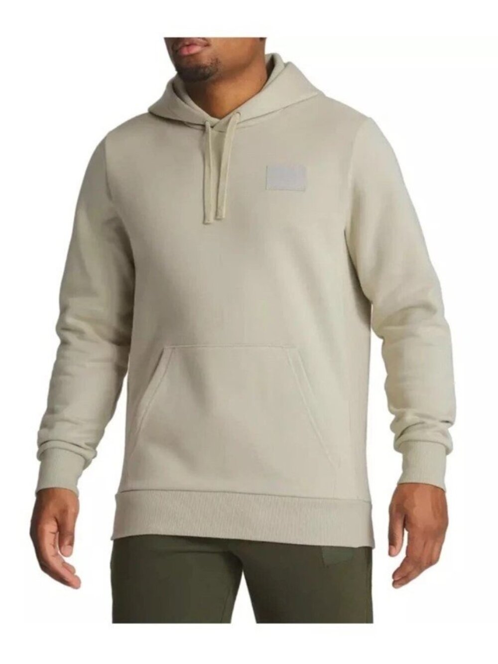 PUMA Men's Fleece Hoodie Regular Fit - Beige - Small